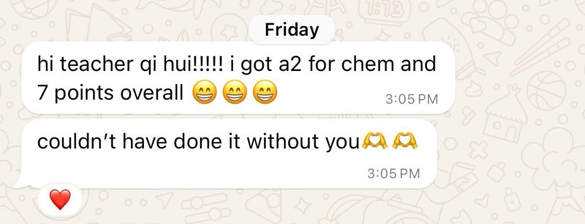 Student testimonial 1